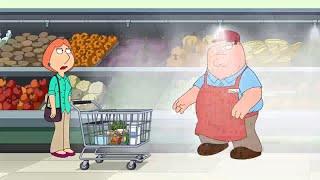 Family guy season 22 ep 2 - Peter works at the grocery store