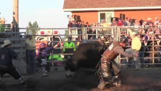 Denton Edge comes close on Sawyer's 866 Bucket List. Oyen, AB (CPRA) '13