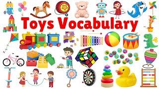 Toys Vocabulary in English | Toys words | Kids vocabulary  Toy  toy vocab English educational video