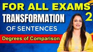 Transformation of Sentences Made Easy - 2 | English Grammar Tricks by Rani Ma'am For All Exams