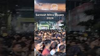 Crowding at Kolkata Santosh Mitra Square 2024️#durgapuja2024