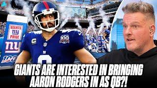 How Real Could Aaron Rodgers To The Giants Be In 2025? | Pat McAfee Reacts