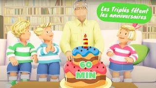 L'anniversaire des Triplés - Dessin Animé en Entier