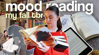 mood reading my fall tbr ️🪵 | spoiler free reading vlog