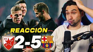 REACCIONES DE UN HINCHA al Estrella Roja vs Barcelona 2-5 *VAN SOBRADOS* | ByDiegoX10