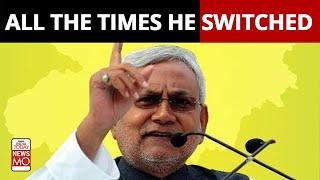 Bihar Political Crisis: JDU-BJP Split, Nitish Kumar's Oath Tomorrow, All The Time He Switched Sides