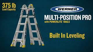 Werner Ladder - Multi-Position Pro with Levelling - Overview