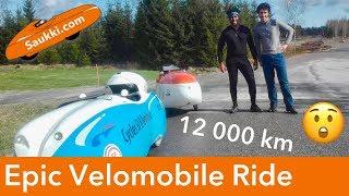 Epic 12000 km Velomobile Ride - Narvelos from France