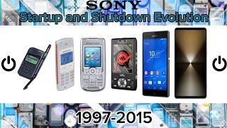 Sony (Ericsson) Startup and Shutdown Evolution 1997-2015 #sonyphones #sony #sonyevolution #sonybfp