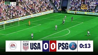 FC 25 - USA vs. PSG - June 18, 2025 - Women's Friendly - PS5 Gameplay [4K]
