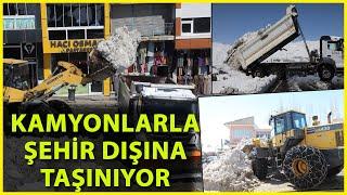 Başkale'de 50 Kamyon Kar, İlçe Dışına Taşındı