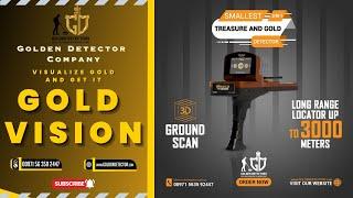 NEW‼ GOLD VISION 3D GROUND SCANNER & LONG-RANGE LOCATOR