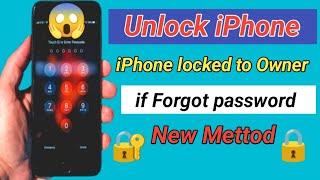 How to unlock iphone||iPhone locked to Owner if forgot passcode/iphone unlock with new Passcode!!