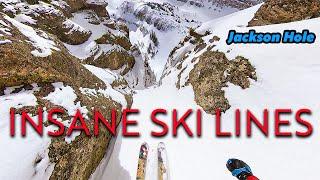 Skiing off Huge Cliffs in Jackson Hole | Owen Leeper