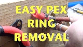 How To Cut Off PEX Tube Crimp Rings Without Damaging the Fittings