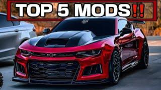 Here are the TOP 5 Mods you Need for your Camaro to get Major Power!