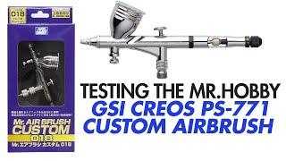 Testing The Mr. Hobby GSI Creos Custom PS-771 Airbrush - Awesome Quality