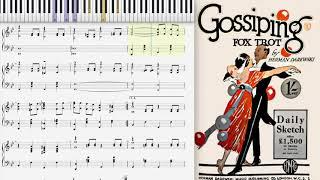 Gossiping by Herman Darewski (1921, Fox Trot piano)