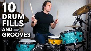 10 DRUM FILLS (and grooves) for your next practice session