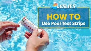 How to Use Pool Test Strips | Leslie's