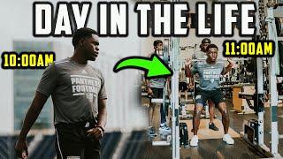 DAY IN THE LIFE OF A COLLEGE FOOTBALL PLAYER AT FIU || Workouts, class, gaming