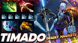 Timado Drow Ranger Deadly Hawkeye - Dota 2 Pro Gameplay [Watch & Learn]