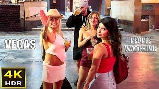 Las Vegas Nightlife People Watching on Fremont Street | Sept 2024