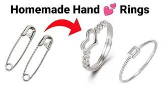 DIY/Safety Pin Ring Idea/How to make Ring/Handmade Ring/Couple Love Rings/MakeRing/homemadering