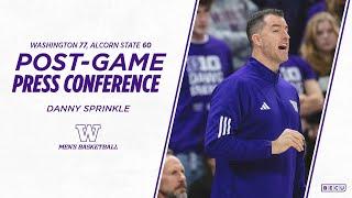 Head Coach Danny Sprinkle Postgame Press Conference: Alcorn State