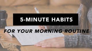 5-Minute Planner Habits For Your Morning Routine