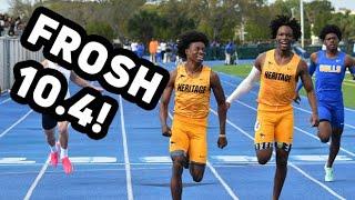 Two Florida Freshmen Phenoms From The Same School Go 10.4 In The 100m