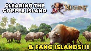 Hpw To Clear The Copper Island & Fang Island In Mutiny Pirate Survival Gameplay 2023