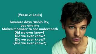 ONE DIRECTION - Where We Are (Unreleased) (Lyrics)