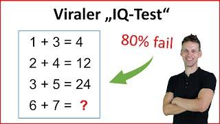 Schaffst du die Aufgabe in 30 Sekunden? IQ-Test Aufgabe