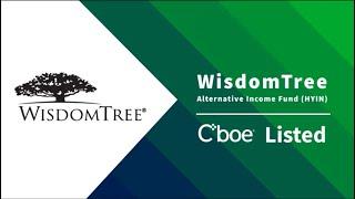 "3 Questions in 3 Minutes" on WisdomTree Alternative Income Fund