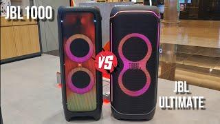 JBL Partybox 1000 vs Partybox Ultimate - Monster JBL Partybox's speakers