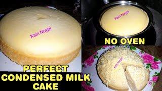 Perfect Condensed Milk Cake Soft and Fluffy | No Oven | Kain Noypi