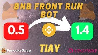 PancakeSwap / Uniswap FRONT RUN BOT Crypto Bot Beginner friendly !