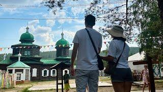 Итгэлт хамба, Сайхны хөтөл, Ээж мод | From Ulan-Ude to Mongolia Travel vlog (ASMR real sounds)