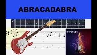 ABRACADABRA  | STEVE MILLER BAND | Guitar Tab | TUTORIAL #Mastertabs#BestFreeYoutubeMusic #rock