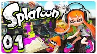 SPLATOON ONLINE #01 Die Farbschlacht beginnt!  Let's Play Splatoon