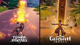 Tower of Fantasy Vs Genshin Impact