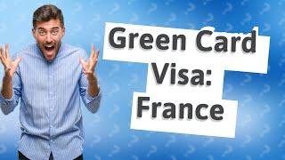 Does a US green card holder need a visa to France?