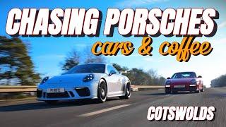 Chasing Porsches | Cars & Coffee in the Cotswolds!