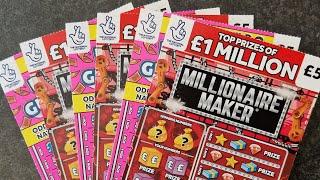 £30 Mix of New UK Allwyn National Lottery Scratch Cards