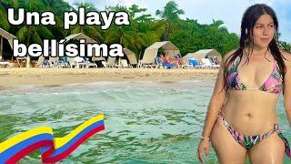 BAÑÁNDOME en PLAYA PARADISÍACA del MAR CARIBE  DECAMERON BARÚ en COLOMBIA | Celinaz El Salvador