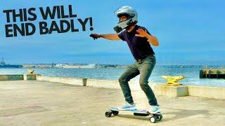 First Time Riding Electric Skateboard in my LATE 40's (Caroma review)