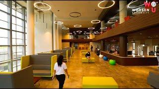 Woxsen University Campus Tour | Mega Facilities I Bloomberg Finance Lab | Sports Arena & More