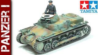 Panzer I Ausf B in Buntfarbenanstrich camouflage scheme (Brand new Tamiya 1/35 model kit)