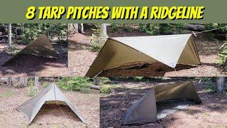 8 Easy Tarp Pitches With A Ridgeline